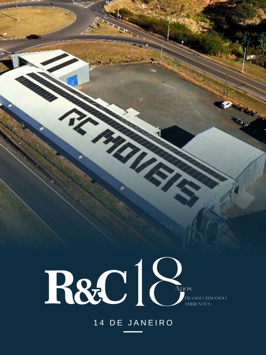 Fábrica própria da RC Móveis Planejados em Itapira São Paulo com seis mil metros quadrado